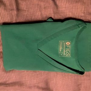 Figs scrub top hunter green style is accra